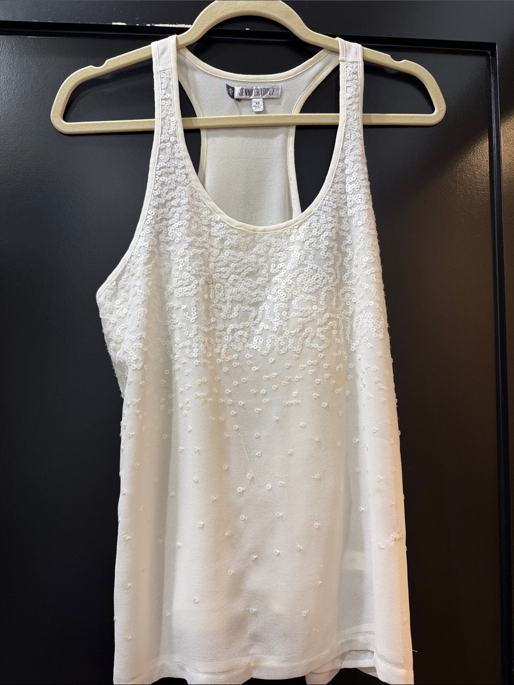 Jennifer Lopez sequins tank